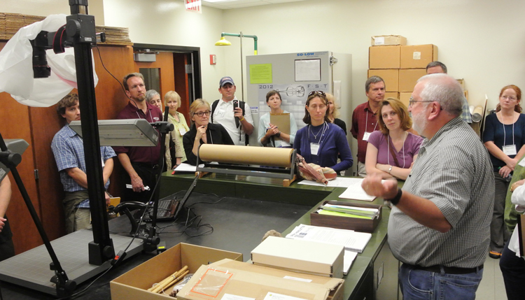 Richard Carter explains the beginnings of Valdosta State University's digitization program